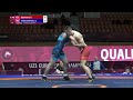 Qual. GR - 77 kg: P. BEDNARZ (POL) v. A. VASILAKOPOUL (GRE)