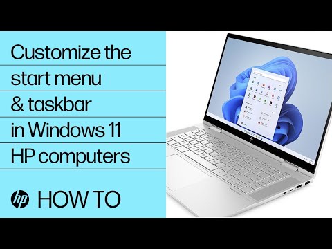 How to customize the start menu and taskbar in Windows 11 | HP Support