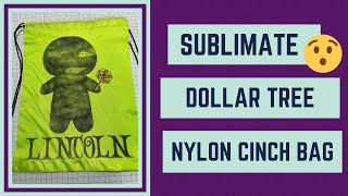 Customize a Nylon Bag from Dollar Tree: An Easy and Quick Sublimation Project