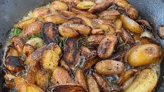 Самый ПРОСТОЙ и ВКУСНЫЙ рецепт ЖАРЕНОЙ КАРТОШКИ! Жарим КАРТОФЕЛЬ правильно!