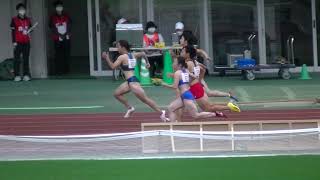 20211016日本GP陸上山口大会（田島記念） GP女子100mH予備予選2組（TAJIMAチャレンジ）