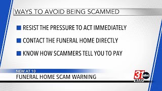 Funeral Home Scam Warning