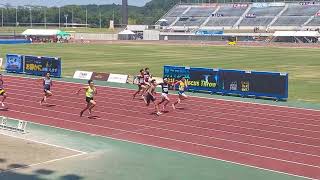 2024.8.7⭐東海中学陸上⭐３年男子100m⭐予選２組 (10.92＋0.9m)