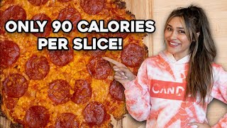 You Won’t Believe What This Pizza Crust is Made With! | Low Calorie | Low Carb