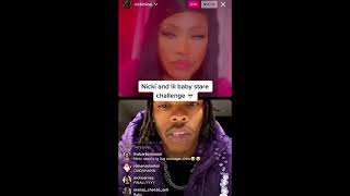 Nicki MinajとLil Babyがインスタライブで10分間会話をせず配信笑