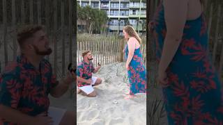 The PERFECT proposal 🥹🥰😍 #proposal #beach #matching #sunset ❤️2019