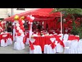 AB Plus Catering Services House Blessing Red Design