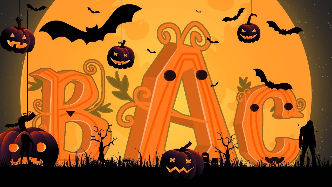 Alphabet Halloween - ABC Halloween Song ?? Learn The Alphabet & Phonics ...