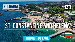 St Constantine and Helena Bulgaria Drone 🇧🇬 4K 🎥 Scenic Relaxation Film with Music 2024