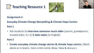 AE Live 16.1 - Climate Change Communication and English Language Teaching