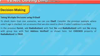 Class 8: VB Net Delving Deep 1