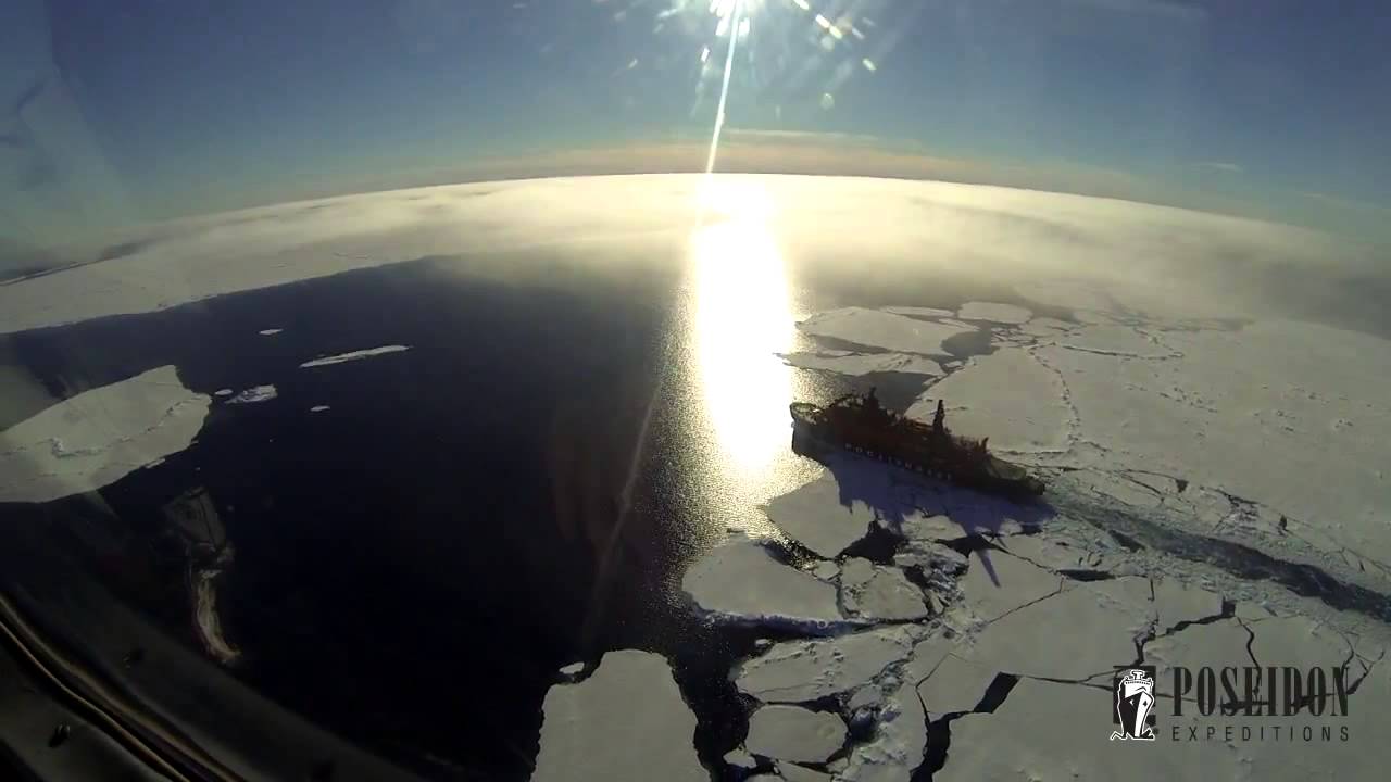 North Pole Сruise Footage From The Helicopter - YouTube