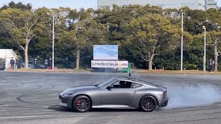 2023 Nissan Z drifting donuts @ Tokyo Auto Salon