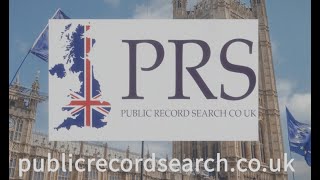 Use Public Records Search UK (PRS)