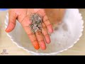 রুপার গহনা পরিষ্কার করার সহজ পদ্ধতি how to clean silver jewelry rupa jewelry cleaning