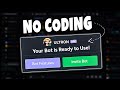How to Make a Discord Bot Without Coding (2025 Full Guide)