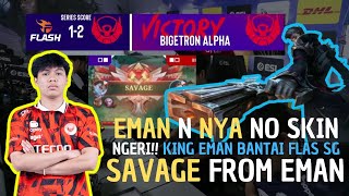 PANAS!! EMAN SAVAGE | DEBUT ANTARA LIGHT x EMAN DI BTR - mobilegends