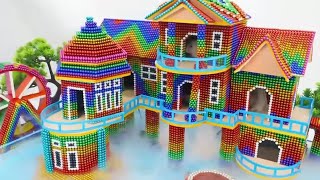 How to build a miniature house in water with 4k aquarium and windmill  using magnetic balls |Hamster