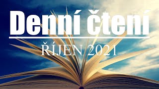 Denní čtení - 15.ŘÍJEN 2021