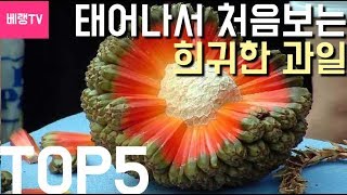 태어나서 한번도 못본 희귀한 과일들TOP5