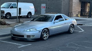 Taking my Lexus SC400 to cars and coffee VLOG*