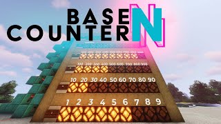 Compact Redstone Decimal Counter! [Base N, Vertically Tileable] 1.18