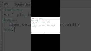 PL/SQL: Pls integer datatype #shorts