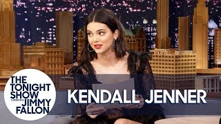 Kendall Jenner Reads a Letter She Wrote as a Teen Predicting Her Modeling Fame