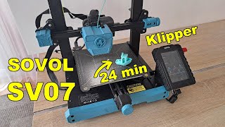 Sovol SV07 Klipper based 3D printer review
