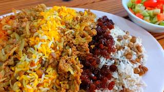 طرز تهیه عدس پلو مجلسی و خوشمزه /عدس پلو با گوشت چرخ کرده