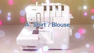 [BrotherSupportSewing] (Overlock Machine) A. Shirt / Blouse