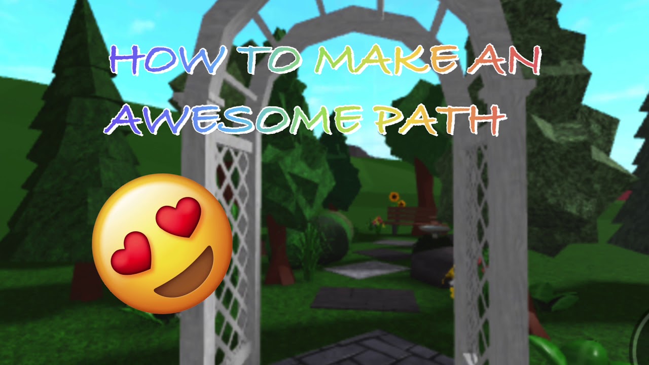 How To Make A GREAT Path In Bloxburg - YouTube