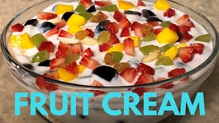 *ସହଜ ଏବଂ ସ୍ୱାଦିଷ୍ଟ ଫୃଟ୍ କ୍ରିମ୍ * | Fruit Cream Recipe in Odia |Indian Dessert Fruit Salad Sweet Odia