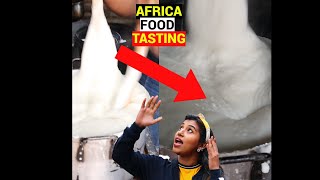 ഇതെന്താ റബ്ബർ പാലോ African Food Tasting !!!📱SOUTH AFRICA MALAYALAM VLOGS 📱( #Shorts )