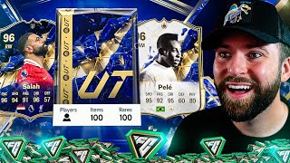 82+ x 100 PACKS \u0026 PREMIUM TOTY ATTACKER PACKS! 🔵 FC 25