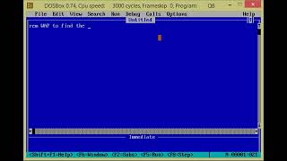 8 Tutorial on QBASIC Control Statements.
