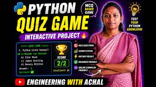 Build Quiz Game using Python | Online Compiler Friendly