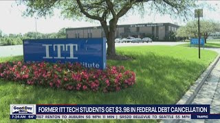 Former ITT Tech students get $3.9B in federal debt cancellation | FOX 13 Seattle