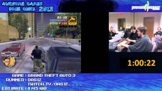 Grand Theft Auto 3 - SPEED RUN in 1:31:14 [PC] *Live at AGDQ 2013*