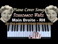 手把手钢琴视频教程 tennessee waltz 1 patti page 田納西華爾滋 piano tutorial cover songs by zhuline