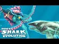 NEW KRAKEN SQUID vs ELECTRO SHARK (HUNGRY SHARK EVOLUTION)