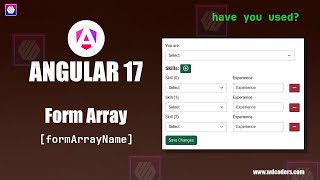 Angular Form Array #angular #angular17 #wdcoders