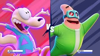 Nickelodeon All-Star Brawl 2 - Rocko vs Patrick (Request)