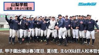 山梨学院（山梨）第91回センバツ決定　ラップで♪超キケン♪コウシエン【日刊スポーツ】