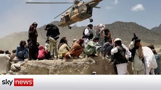 Afghanistan earthquake: Rescuers dig by hand for survivors