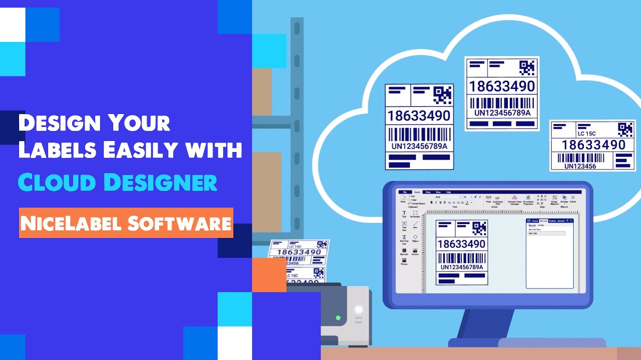 Design Your Labels Easily With Cloud Designer Nicelabel Software Youtube