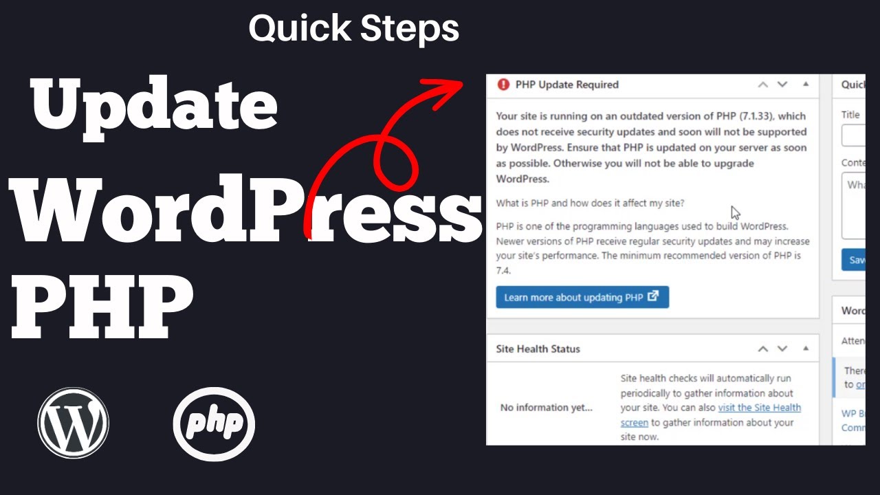 How To Update PHP Version In WordPress | Update PHP Version WordPress ...