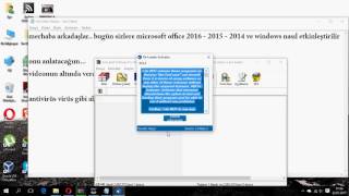 Microsoft Office 2016 Etkinleştirme - Activation