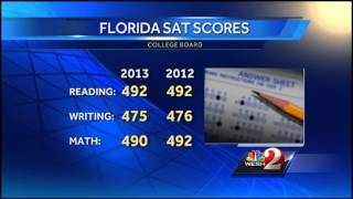 SAT scores mostly unchanged in Florida, elsewhere