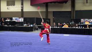 2018 USAWKF Wushu Team Trials - Tristan Kooc - Qiangshu